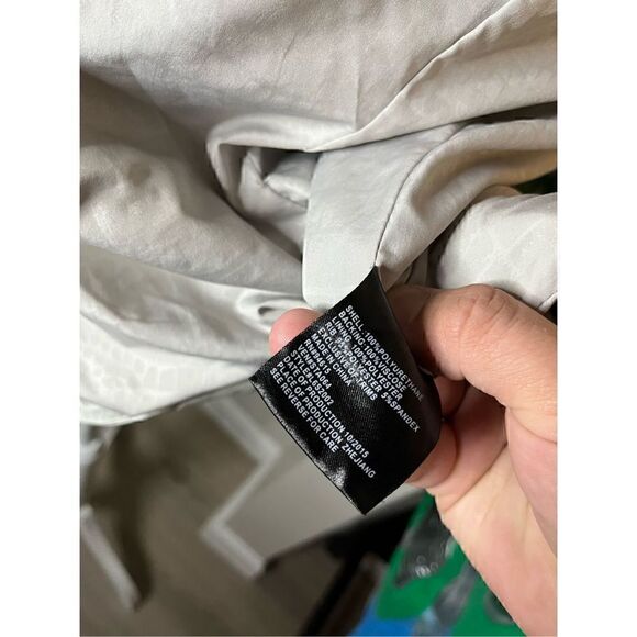 Sam Edelman White Cream Full Zip Faux Leather Biker Jacket Size Small - Picture 9 of 10